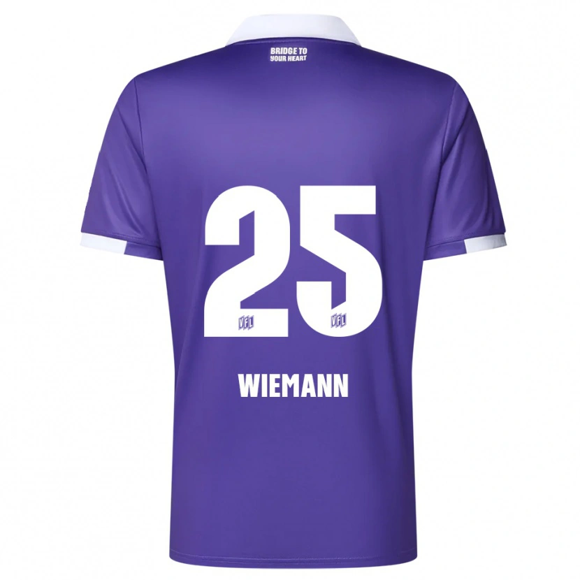 Danxen Kid Niklas Wiemann #25 Purple White Home Jersey 2025/26 T-Shirt