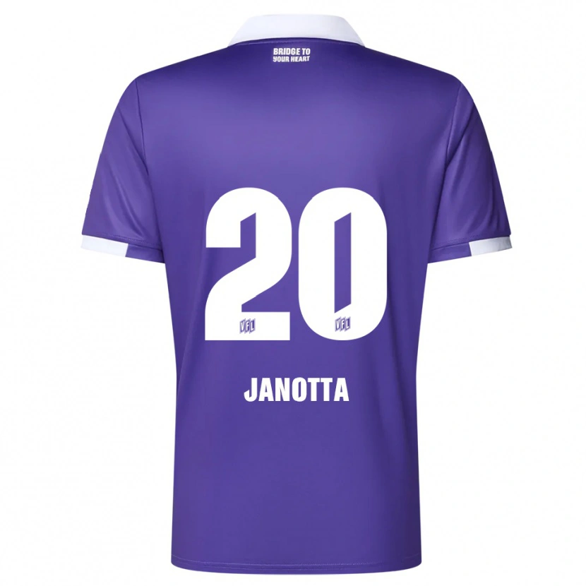Danxen Kid Theo Janotta #20 Purple White Home Jersey 2025/26 T-Shirt