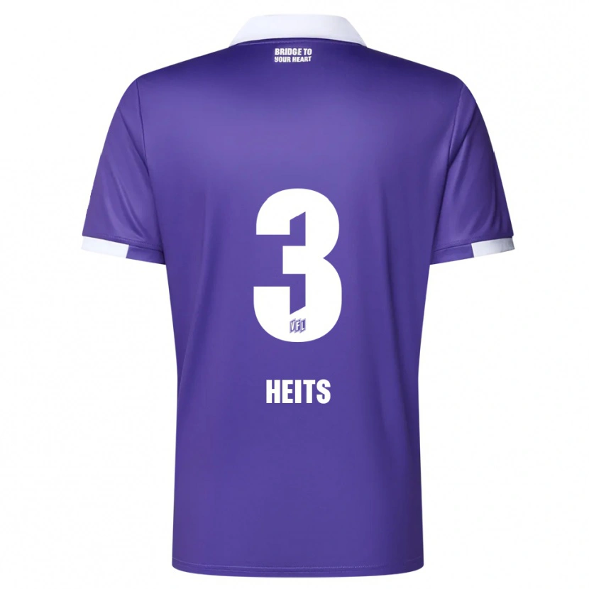 Danxen Kid Lasse Heits #3 Purple White Home Jersey 2025/26 T-Shirt