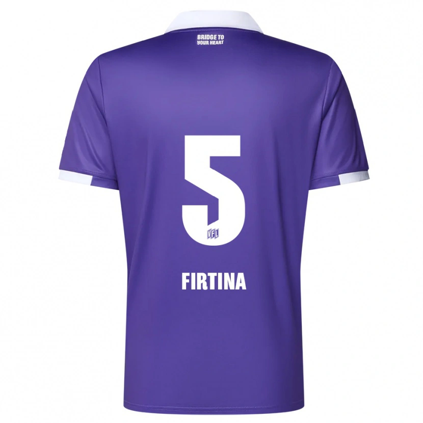 Danxen Kid Taha Firtina #5 Purple White Home Jersey 2025/26 T-Shirt