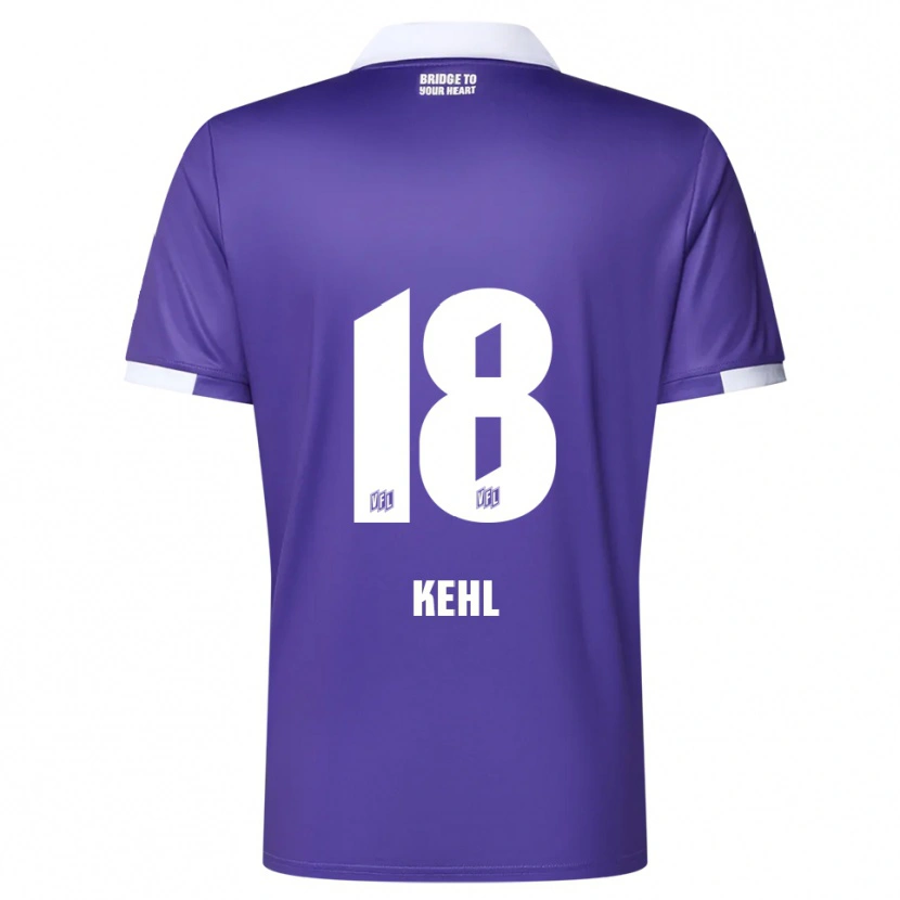 Danxen Kid Lars Kehl #18 Purple White Home Jersey 2025/26 T-Shirt