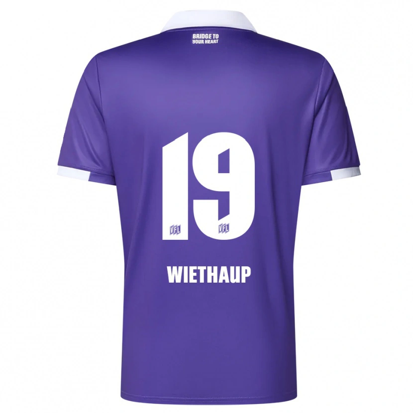 Danxen Kid Kevin Wiethaup #19 Purple White Home Jersey 2025/26 T-Shirt
