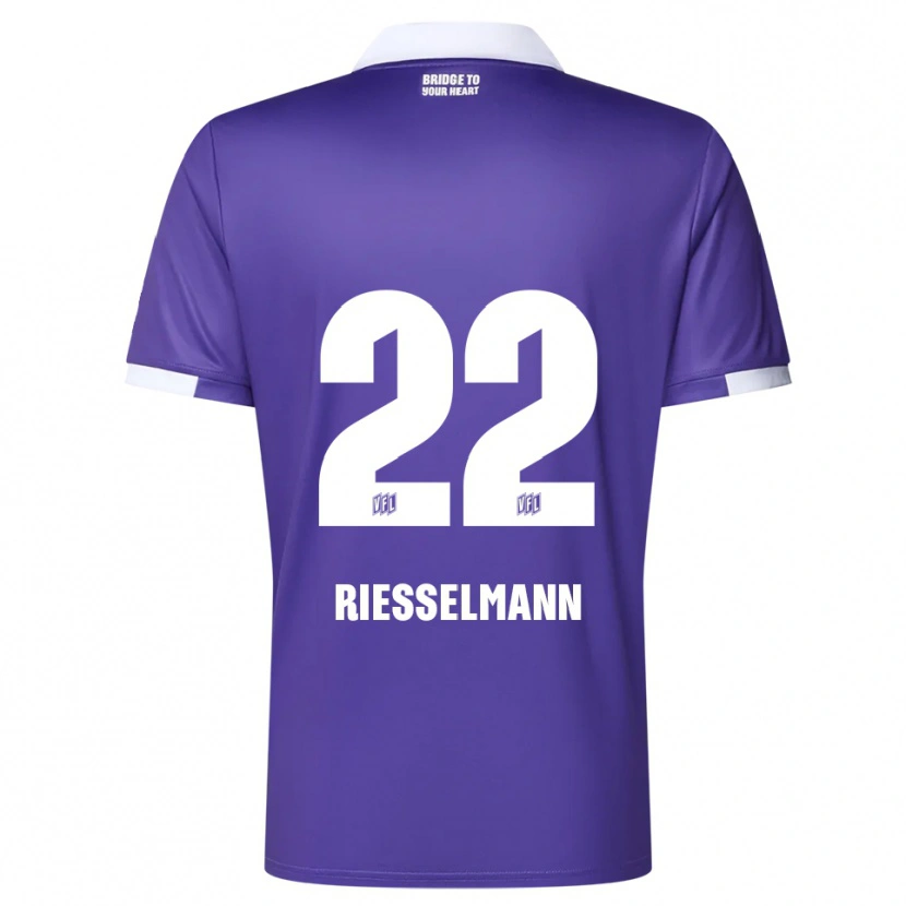 Danxen Kid Bernd Riesselmann #22 Purple White Home Jersey 2025/26 T-Shirt
