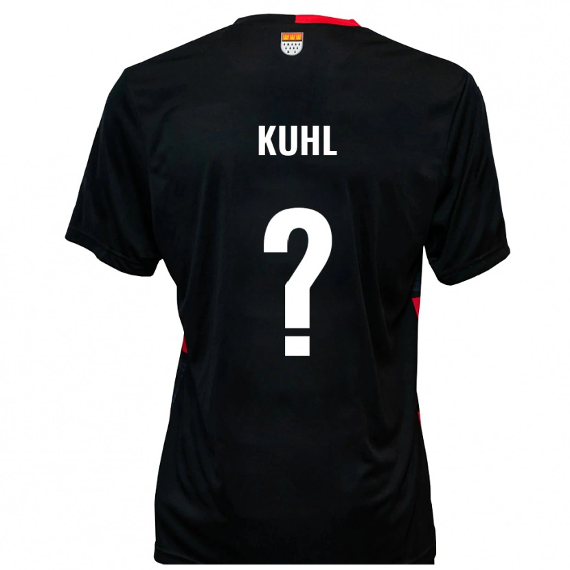 Danxen Kid Jasmin Kuhl #0 Black Red Home Jersey 2025/26 T-Shirt