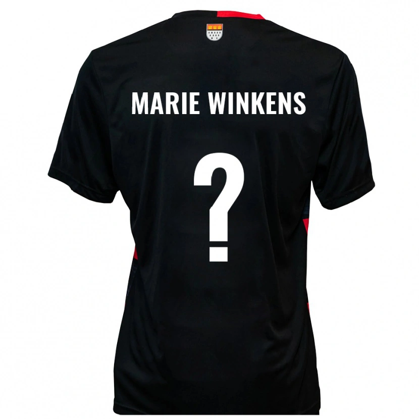 Danxen Kid Joelina Marie Winkens #0 Black Red Home Jersey 2025/26 T-Shirt