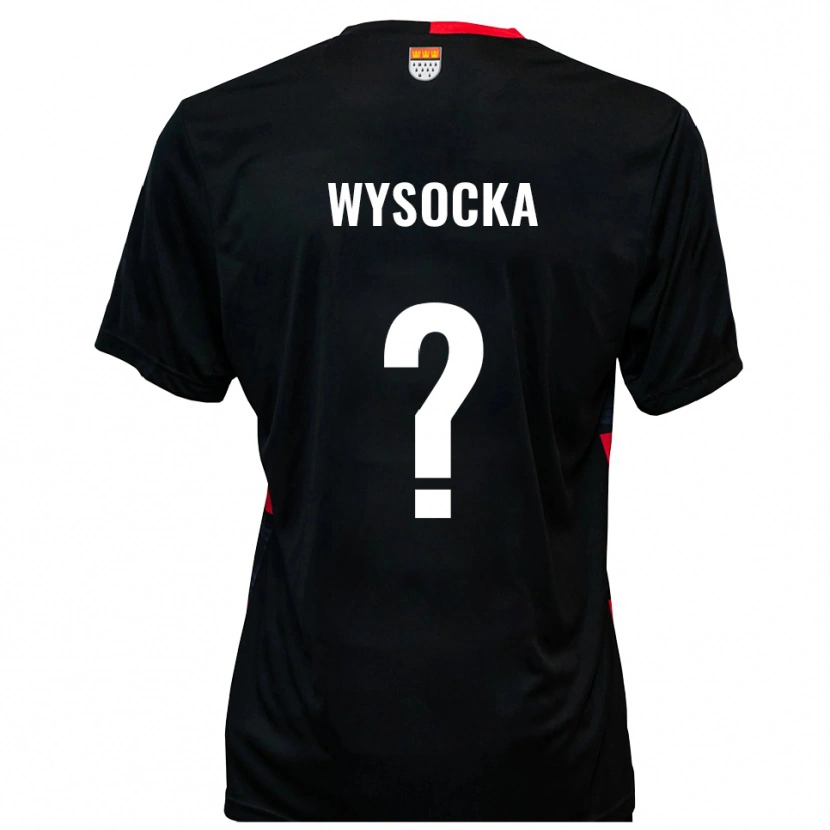 Danxen Kid Amanda Wysocka #0 Black Red Home Jersey 2025/26 T-Shirt