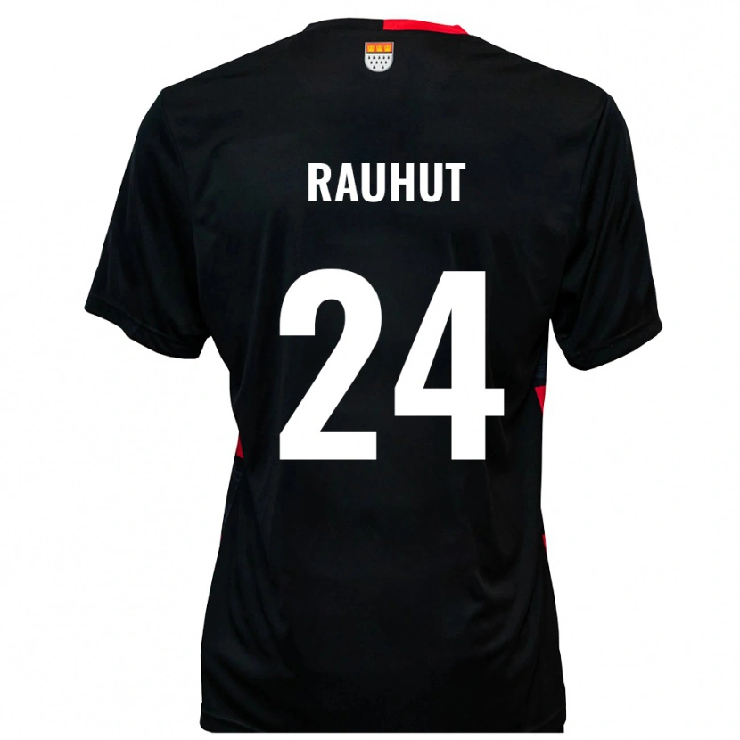 Danxen Kid Kevin Rauhut #24 Black Red Home Jersey 2025/26 T-Shirt