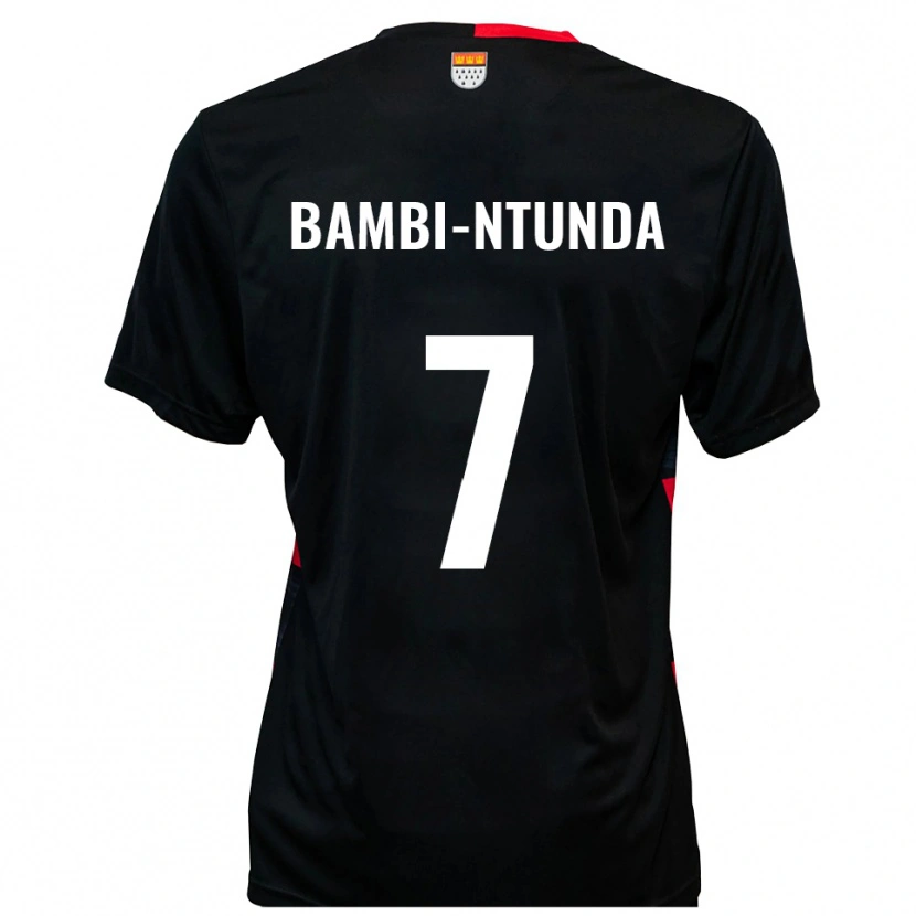Danxen Kid Charles Bambi-Ntunda #7 Black Red Home Jersey 2025/26 T-Shirt