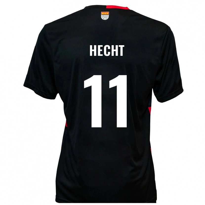 Danxen Kid Leon Hecht #11 Black Red Home Jersey 2025/26 T-Shirt