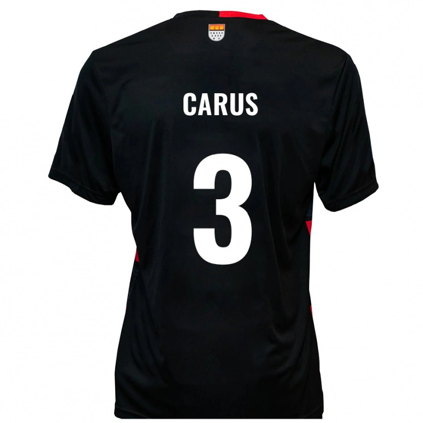 Danxen Kid Vincent Carus #3 Black Red Home Jersey 2025/26 T-Shirt