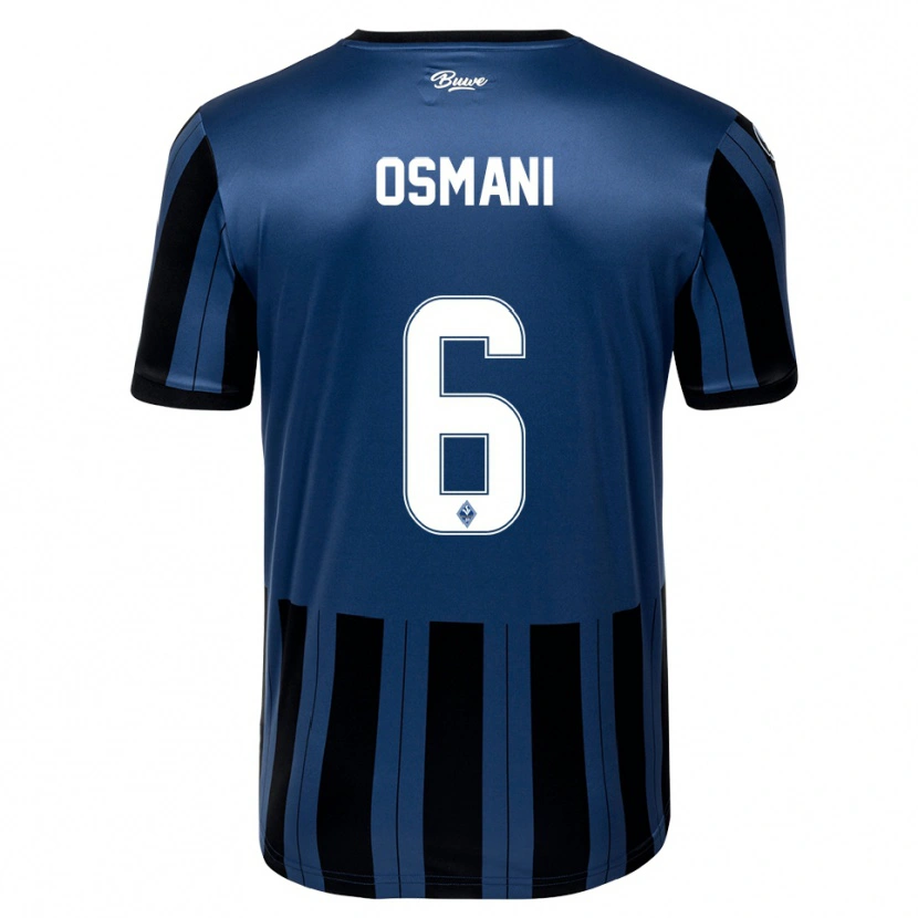 Danxen Kid Samir Osmani #6 Blue Gray Black Home Jersey 2025/26 T-Shirt