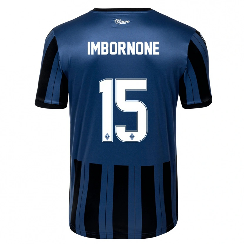 Danxen Kid Fabio Imbornone #15 Blue Gray Black Home Jersey 2025/26 T-Shirt