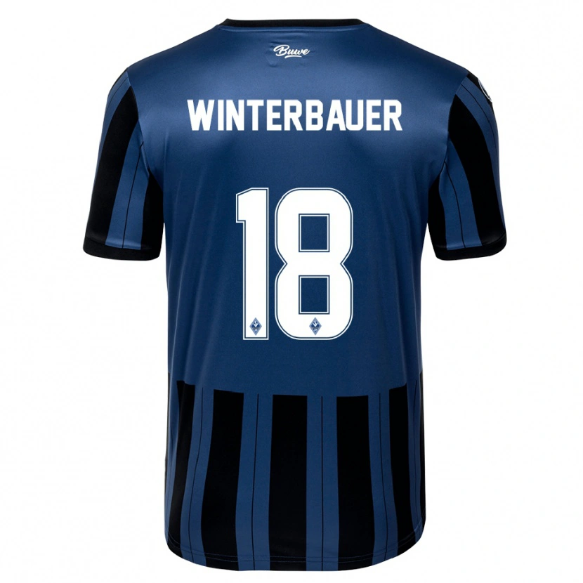Danxen Kid Jan Winterbauer #18 Blue Gray Black Home Jersey 2025/26 T-Shirt