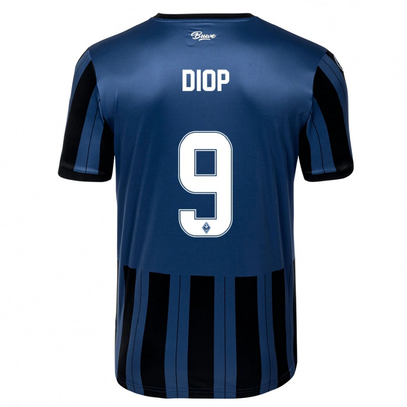 Danxen Kid Ambroise Diop #9 Blue Gray Black Home Jersey 2025/26 T-Shirt
