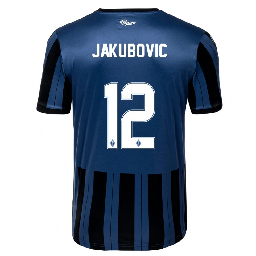Danxen Kid Harun Jakubovic #12 Blue Gray Black Home Jersey 2025/26 T-Shirt