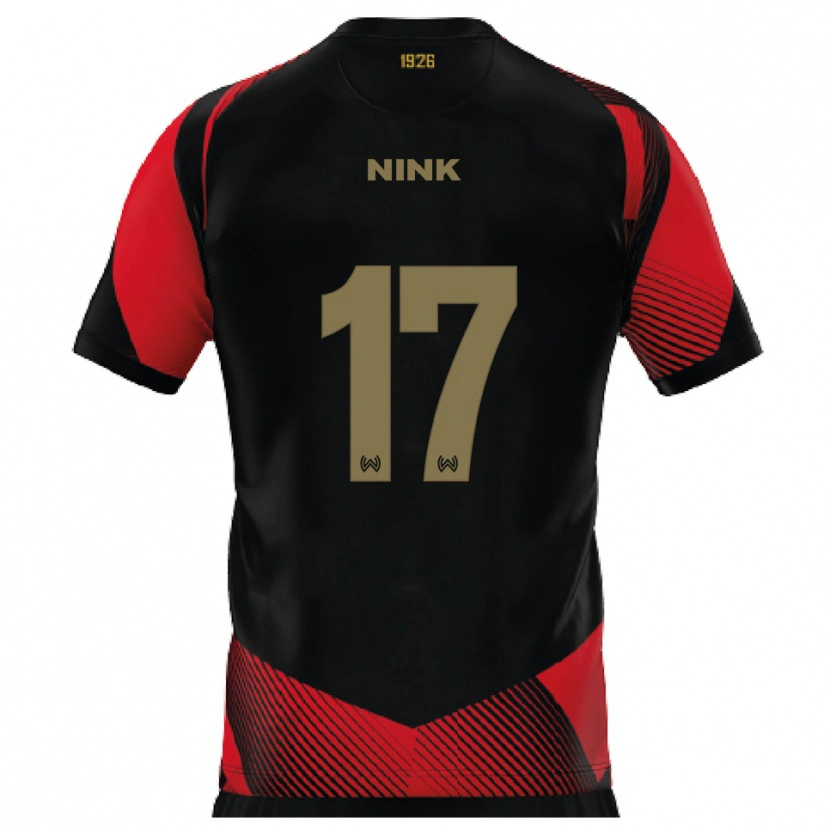 Danxen Kid Ben Nink #17 Black Red Home Jersey 2025/26 T-Shirt