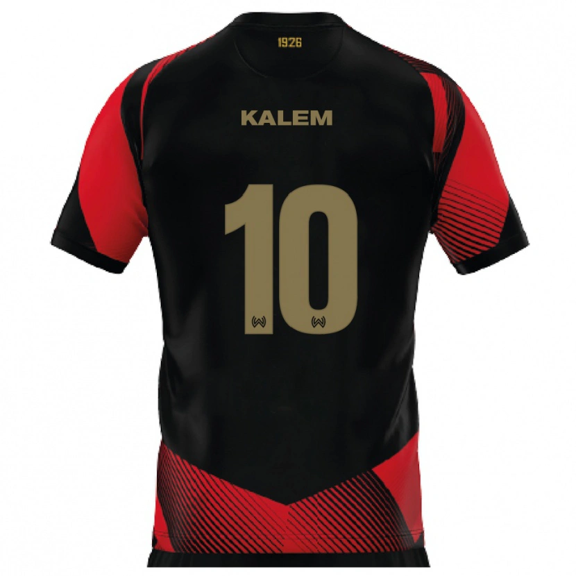 Danxen Kid Robin Kalem #10 Black Red Home Jersey 2025/26 T-Shirt