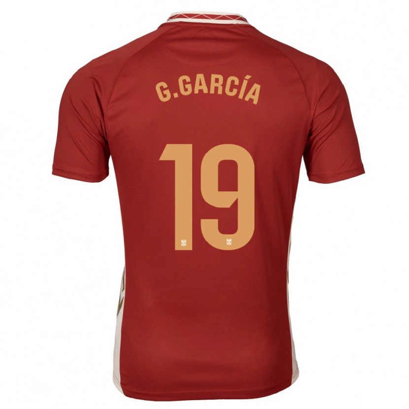 Danxen Kid Giovani García #19 Burgundy Gold Away Jersey 2025/26 T-Shirt