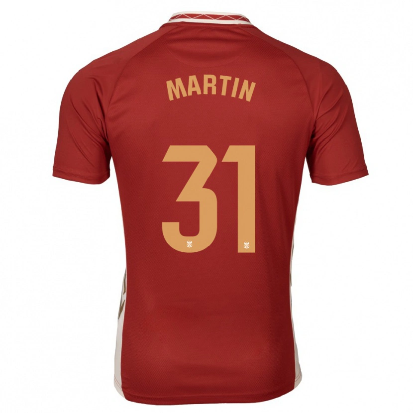 Danxen Kid Guille Martin #31 Burgundy Gold Away Jersey 2025/26 T-Shirt