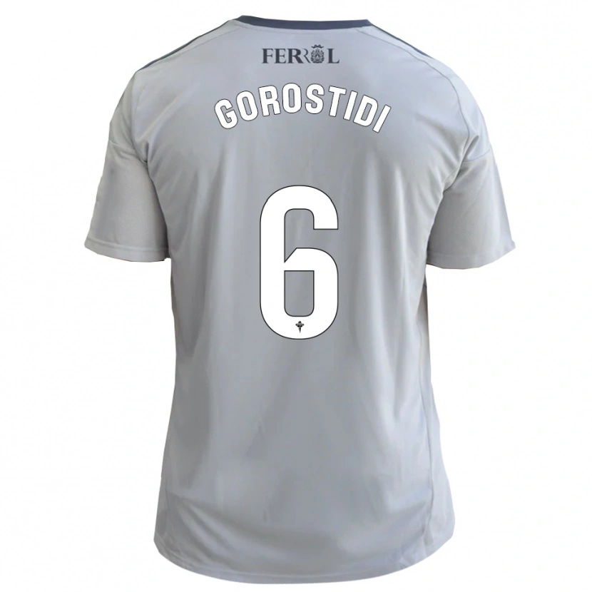 Danxen Kid Ander Gorostidi #6 Gray Silver Away Jersey 2025/26 T-Shirt