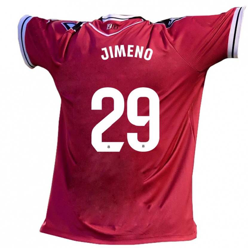 Danxen Kid Gabriel Jimeno #29 Burgundy Black Away Jersey 2025/26 T-Shirt