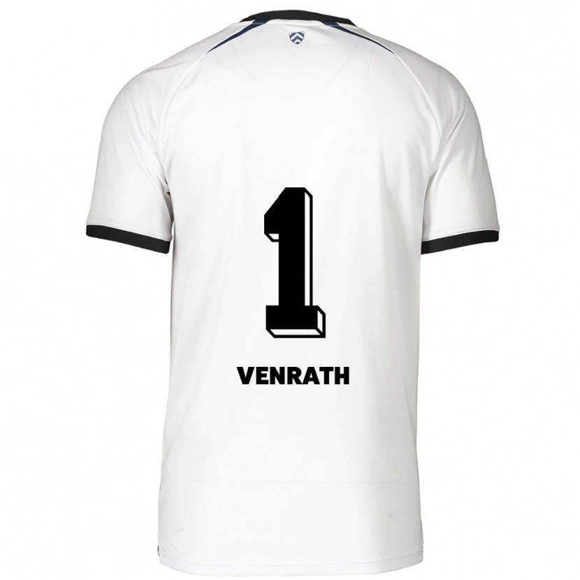 Danxen Kid Lisa Venrath #1 White Black Away Jersey 2025/26 T-Shirt