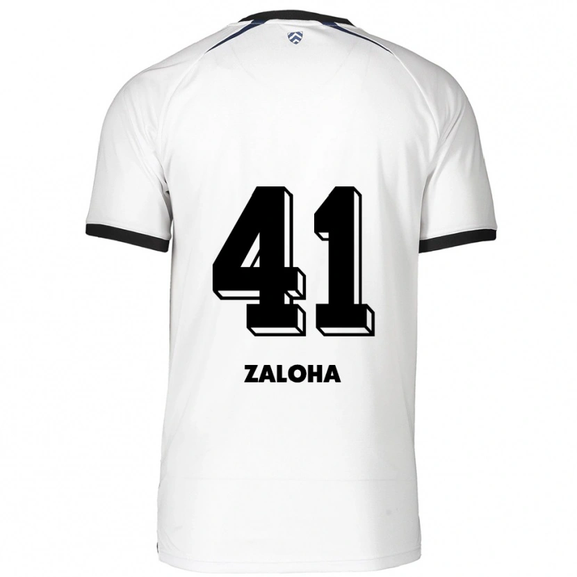 Danxen Kid Artem Zaloha #41 White Black Away Jersey 2025/26 T-Shirt