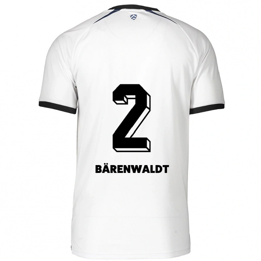 Danxen Kid Tim Bärenwaldt #2 White Black Away Jersey 2025/26 T-Shirt