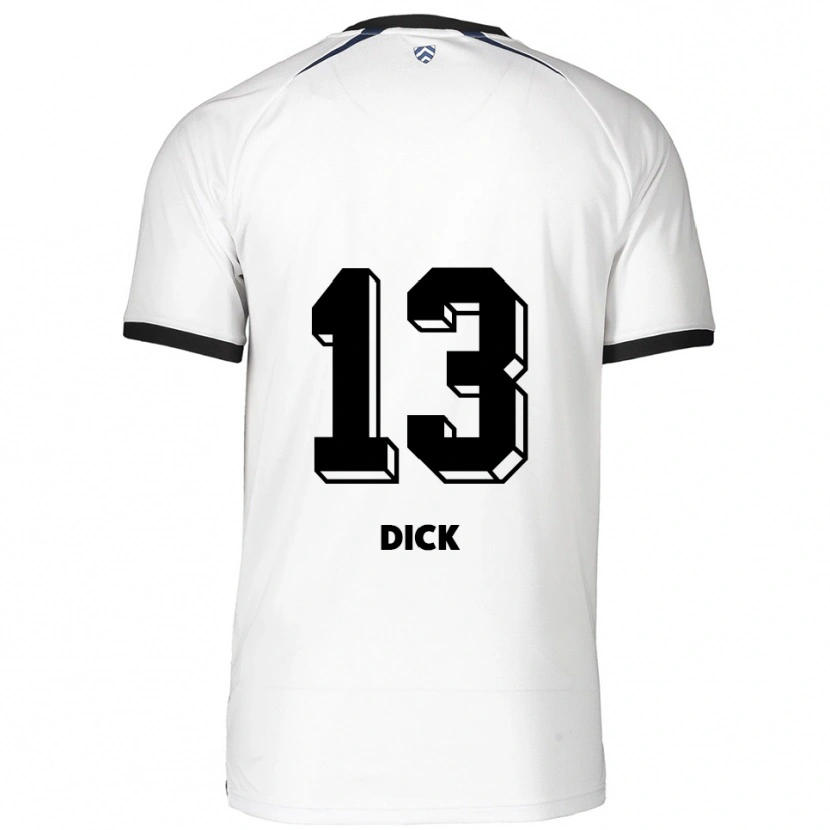 Danxen Kid Lukas Dick #13 White Black Away Jersey 2025/26 T-Shirt