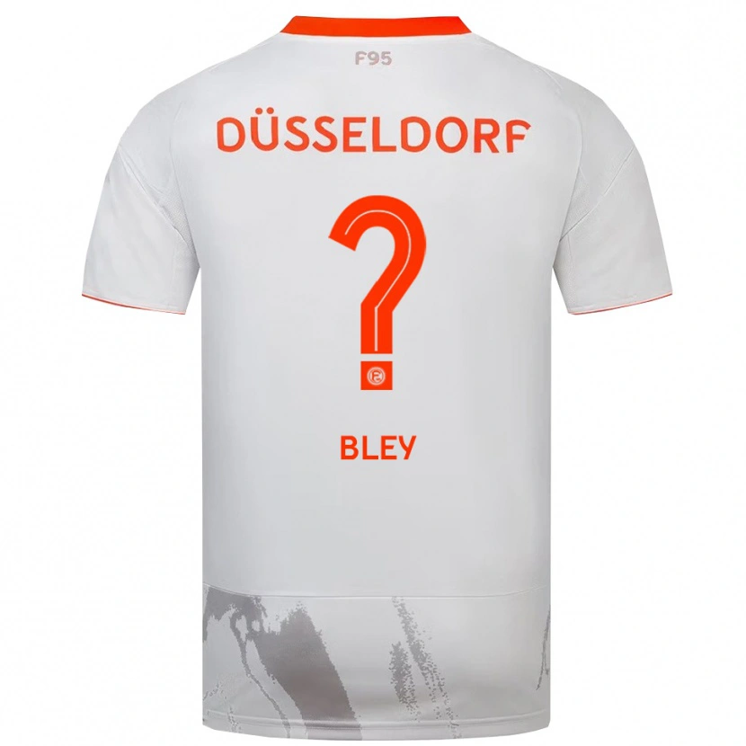 Danxen Kid Melissa Bley #0 White Orange Away Jersey 2025/26 T-Shirt