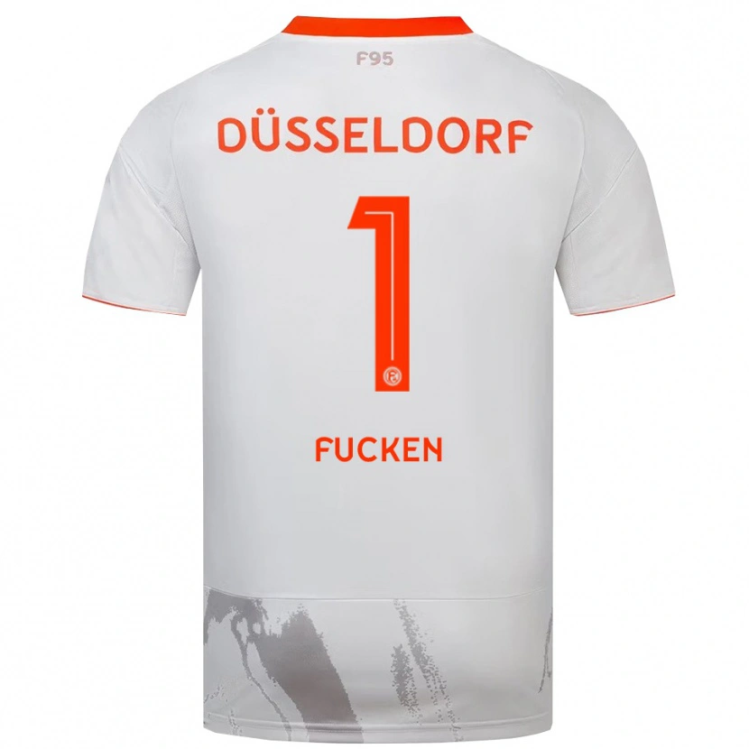 Danxen Kid Kilian Fucken #1 White Orange Away Jersey 2025/26 T-Shirt