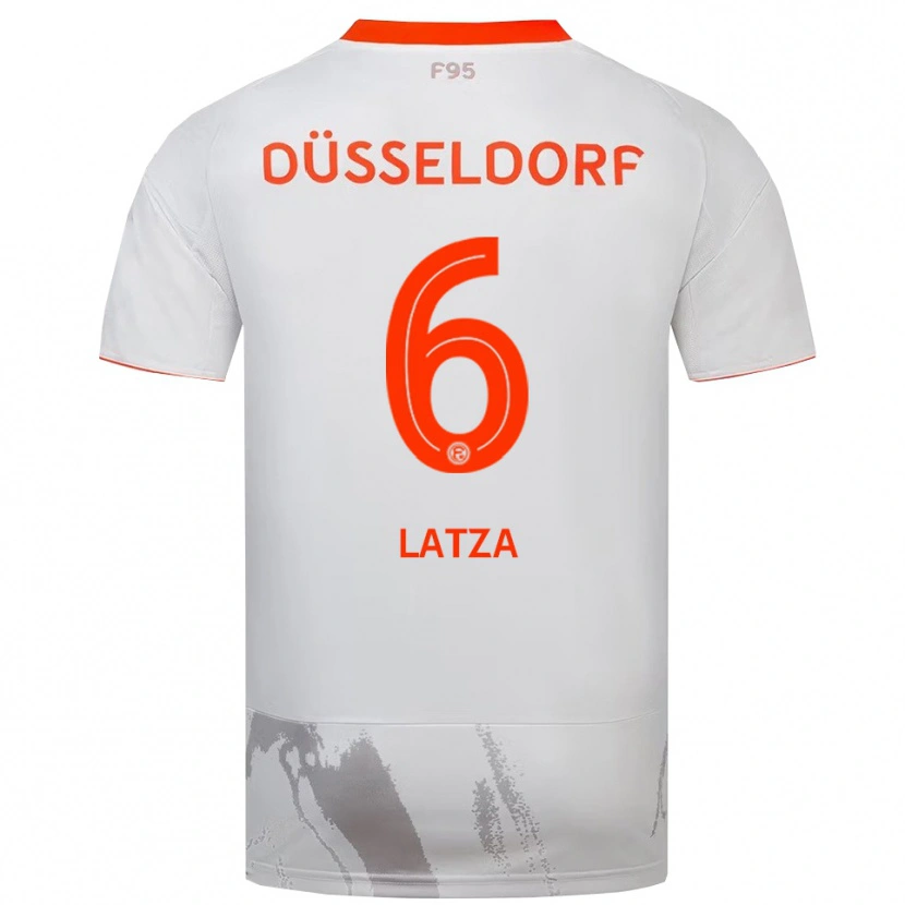 Danxen Kid Danny Latza #6 White Orange Away Jersey 2025/26 T-Shirt