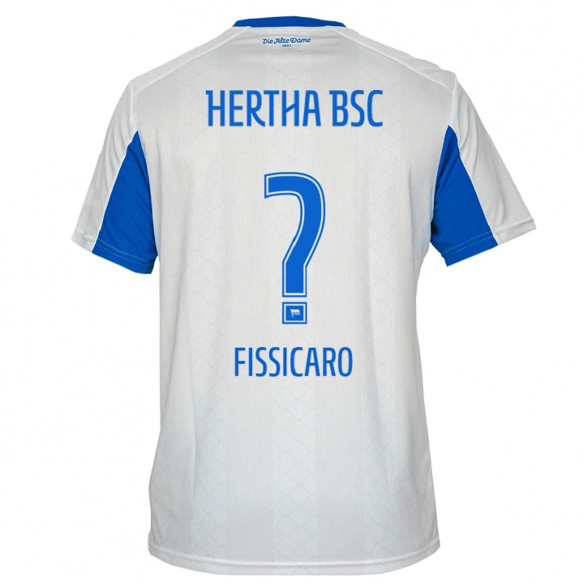 Danxen Kid Lucas Fissicaro #0 White Blue Away Jersey 2025/26 T-Shirt