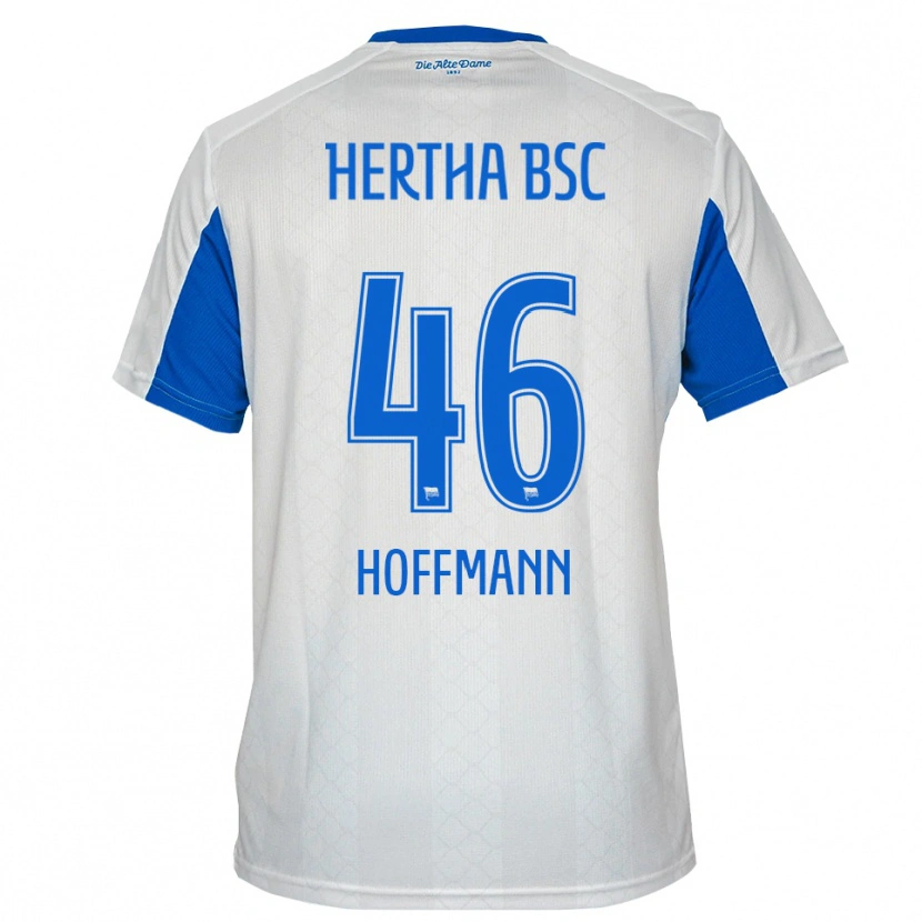 Danxen Kid Tim Hoffmann #46 White Blue Away Jersey 2025/26 T-Shirt