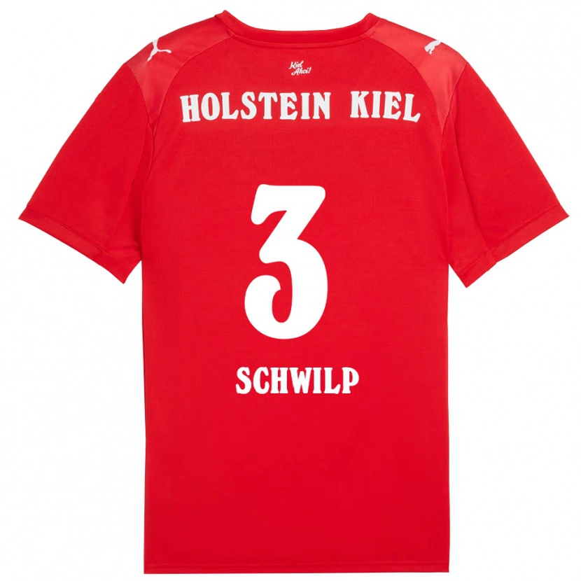 Danxen Kid Bent Schwilp #3 Red Blue Away Jersey 2025/26 T-Shirt