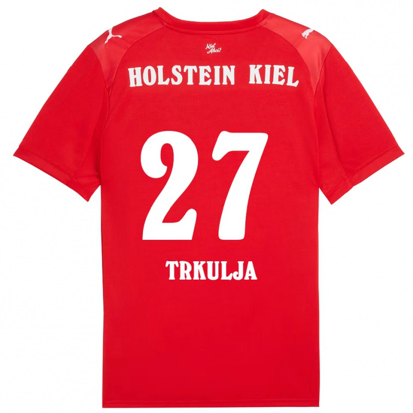 Danxen Kid Mihailo Trkulja #27 Red Blue Away Jersey 2025/26 T-Shirt