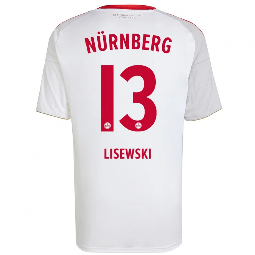 Danxen Kid Robin Lisewski #13 White Red Away Jersey 2025/26 T-Shirt