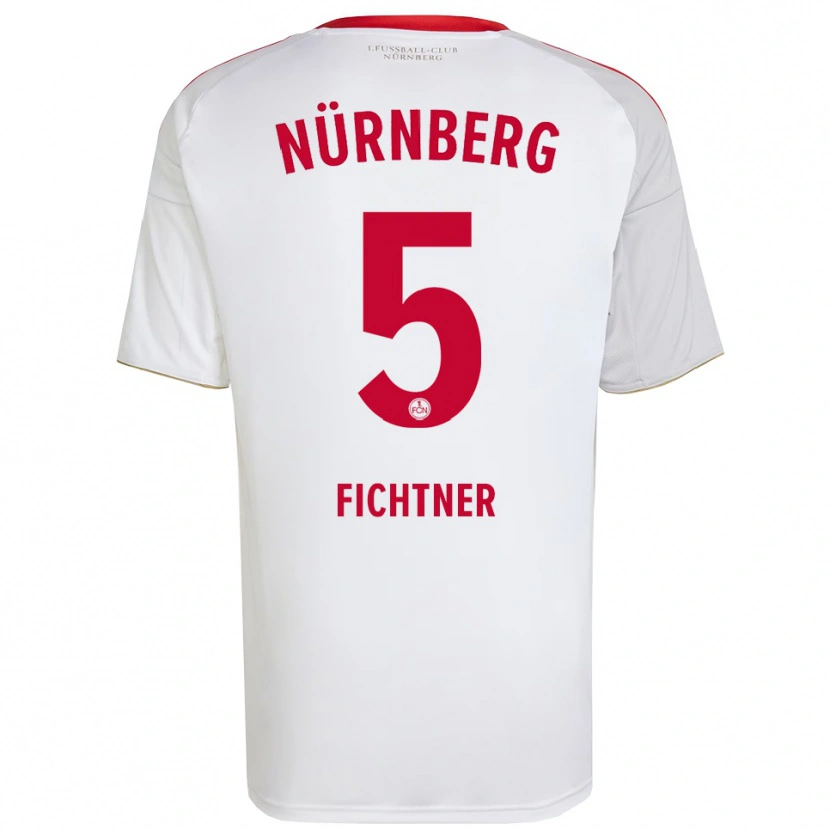 Danxen Kid Tom Fichtner #5 White Red Away Jersey 2025/26 T-Shirt