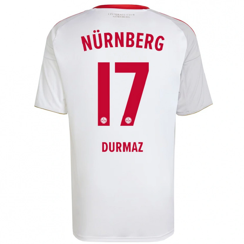 Danxen Kid Enes Durmaz #17 White Red Away Jersey 2025/26 T-Shirt