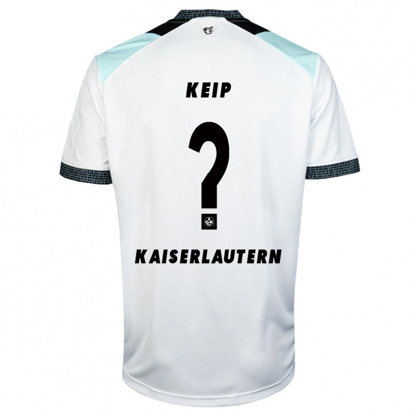 Danxen Kid Damian Keip #0 White Black Away Jersey 2025/26 T-Shirt