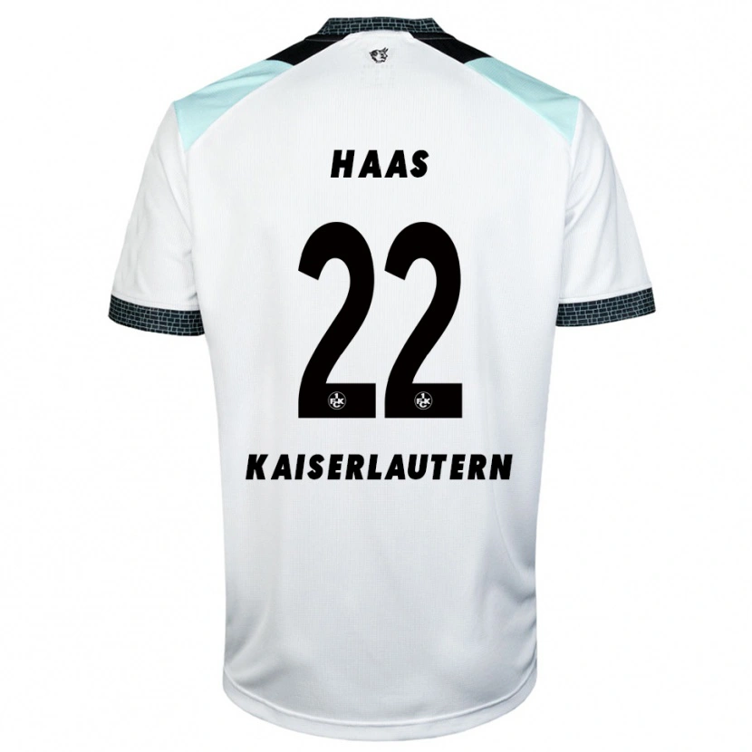 Danxen Kid Mika Haas #22 White Black Away Jersey 2025/26 T-Shirt