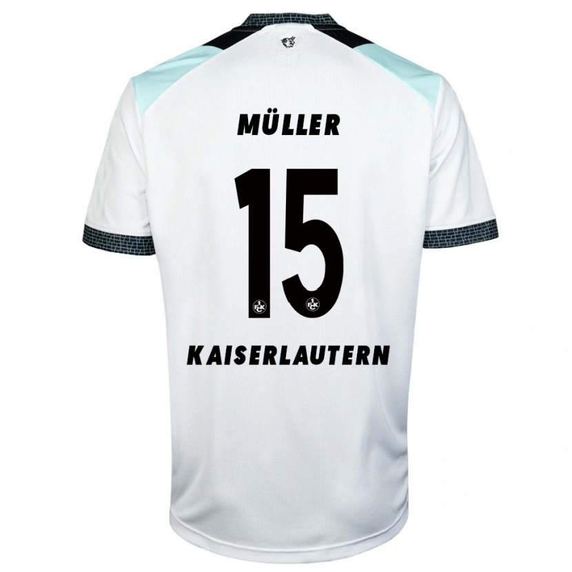 Danxen Kid Erik Müller #15 White Black Away Jersey 2025/26 T-Shirt