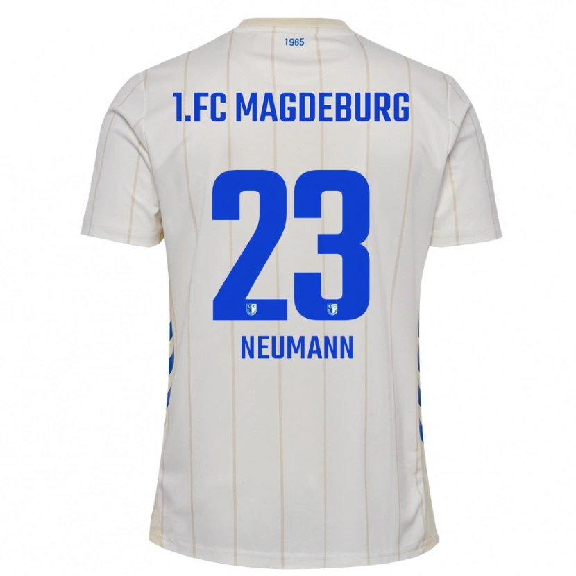Danxen Kid Annika Neumann #23 White Blue Away Jersey 2025/26 T-Shirt