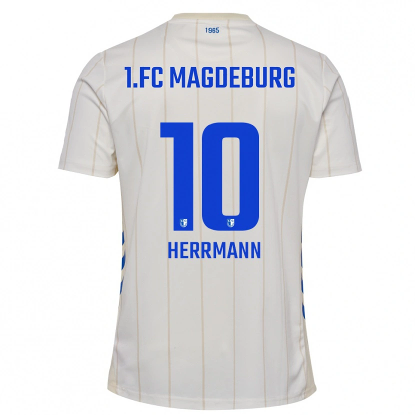 Danxen Kid Milano Herrmann #10 White Blue Away Jersey 2025/26 T-Shirt