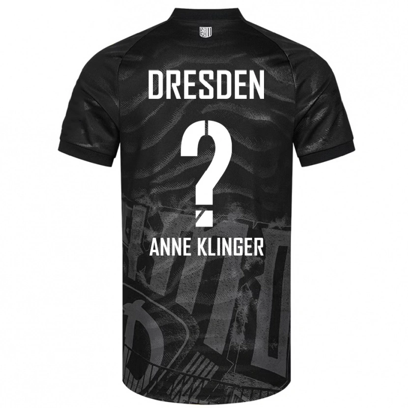 Danxen Kid Jo Anne Klinger #0 Black Gray Away Jersey 2025/26 T-Shirt
