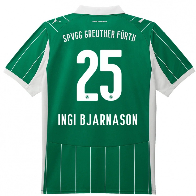 Danxen Kid Brynjar Ingi Bjarnason #25 Green White Away Jersey 2025/26 T-Shirt