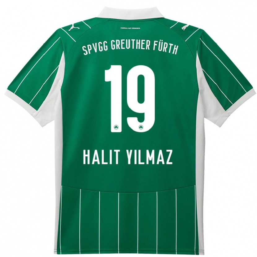 Danxen Kid Halit Yılmaz #19 Green White Away Jersey 2025/26 T-Shirt