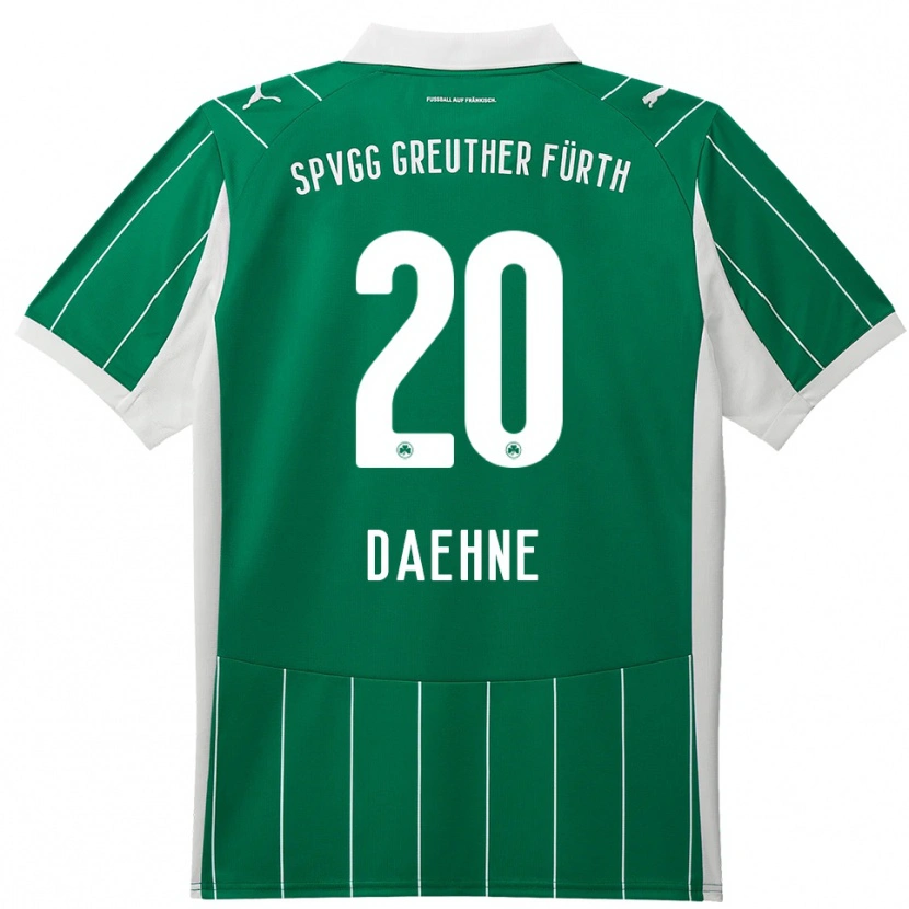 Danxen Kid Luis Daehne #20 Green White Away Jersey 2025/26 T-Shirt