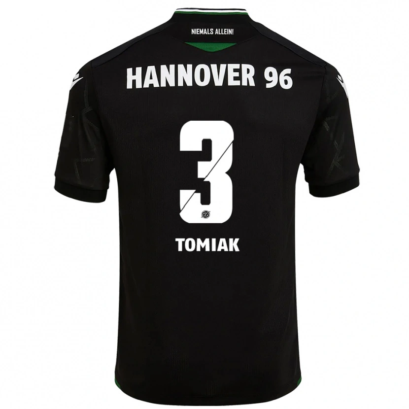 Danxen Kid Boris Tomiak #3 Black Green Away Jersey 2025/26 T-Shirt