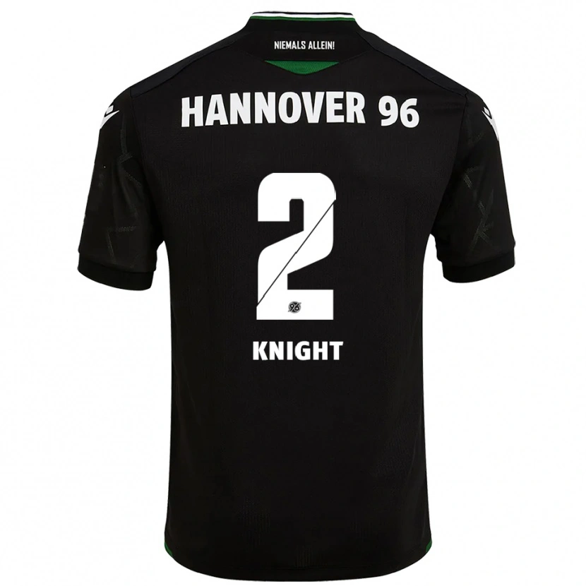 Danxen Kid Josh Knight #2 Black Green Away Jersey 2025/26 T-Shirt